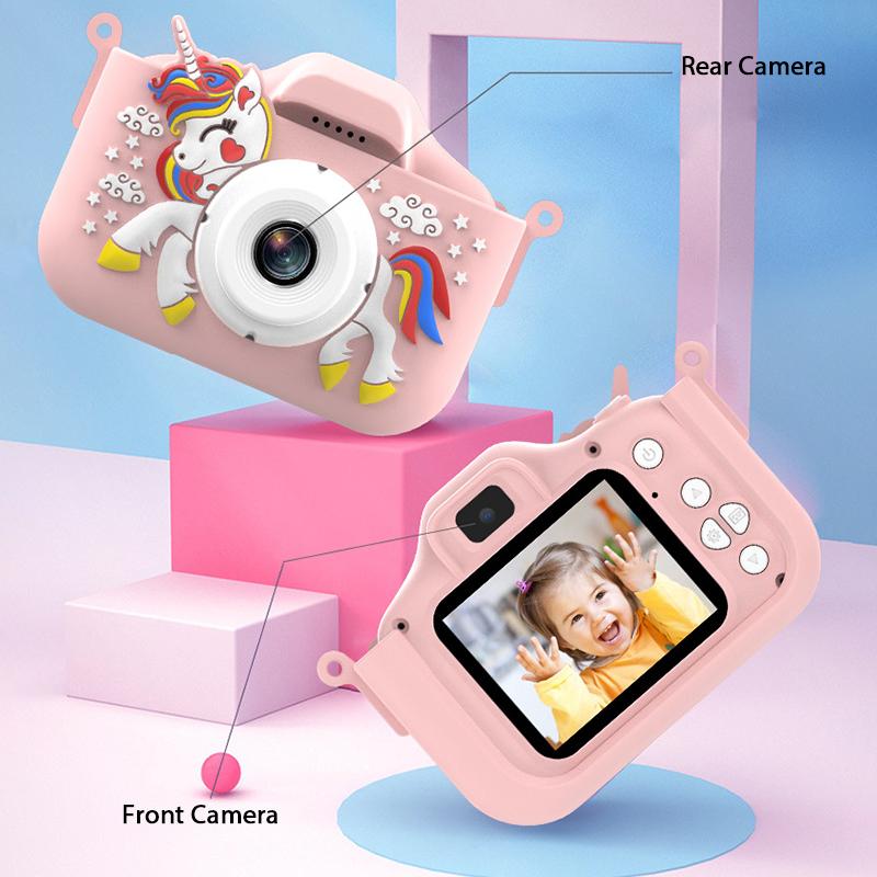 3-12 Year Old Girl Toys Birthday Gifts, 32MP HD Dual Lens Toddler Camera for Kids, 1080P Video Kids Digital Camera, Kid Camera Toys with 32GB TF Card