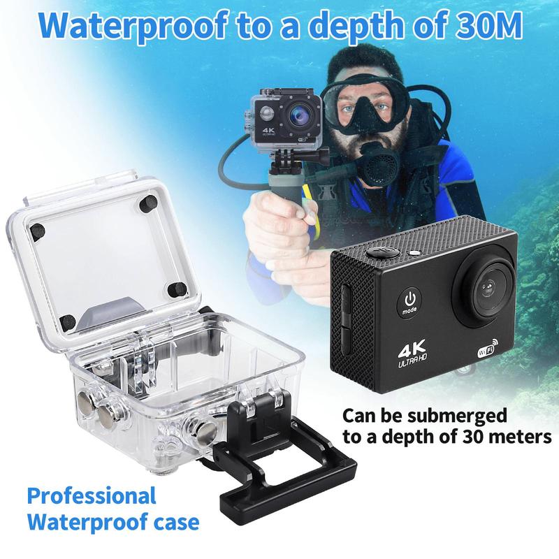 4K Action Camera Sport Video Underwater Waterproof Camera Wifi Remote For Go Pro