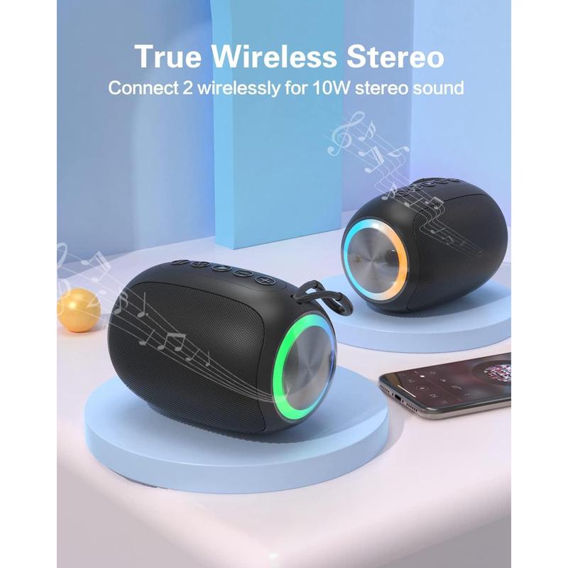 Bluetooth Speakers, A66 Wireless Speakers,5W Portable Wireless Speakers with Clear Sound,Multi Playing Modes, Compatible with Cellphone, PC for Home or Outdoors