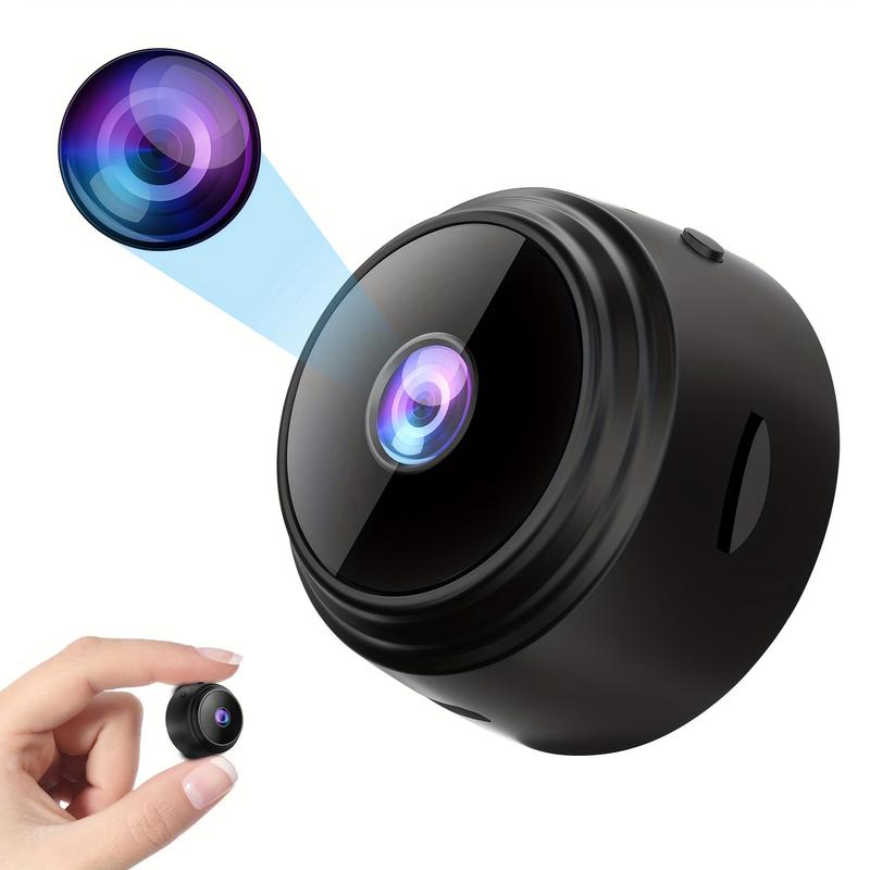 Wireless Mini Camera with Magnetic Back Cover, USB Rechargeable, Non-Waterproof, ≤ 36V Working Voltage, Support Wi-Fi, Rechargeable Lithium Polymer Battery, Suitable for Home, Pet, Vehicle Monitoring