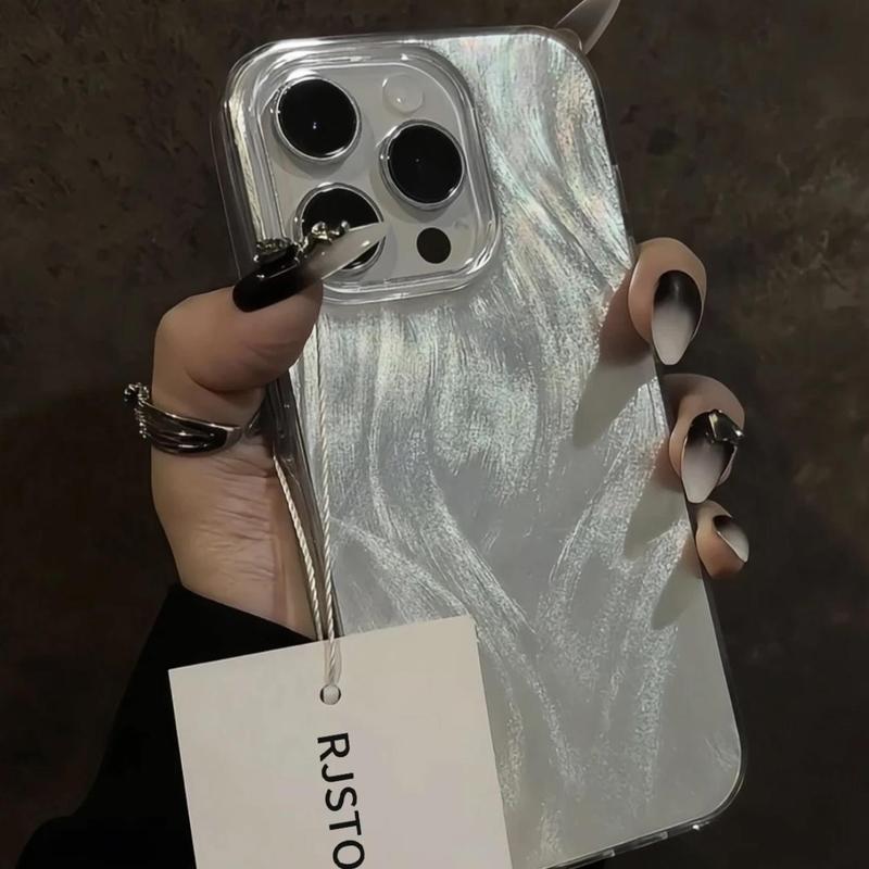 Quicksand Element Acrylic Phone Case, Anti-fall Phone Protector Cover, Shockproof Phone Protective Case Compatible with iPhone 15 14 13 12 11 Series