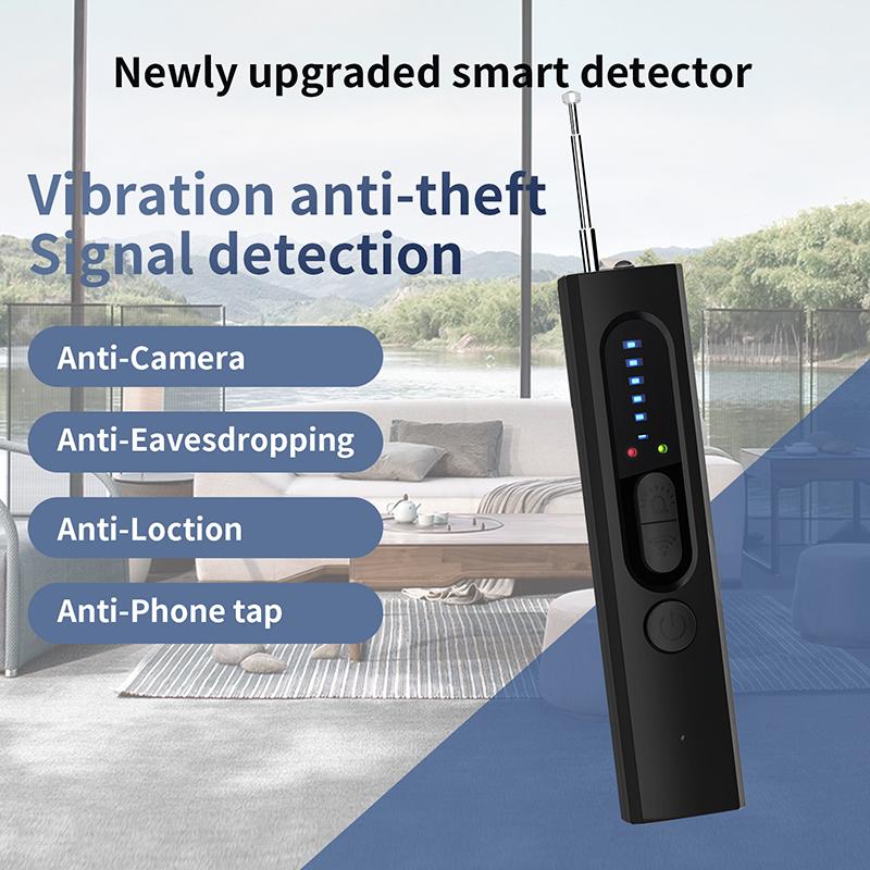 Hidden Camera Detectors, Anti Spy RF Detectors, Bug Detectors, Camera Detectors, GPS Detectors,5 Levels Sensitivity, 4 Professional Modes,30H Working Time Lens  Magnetic  Lens Security