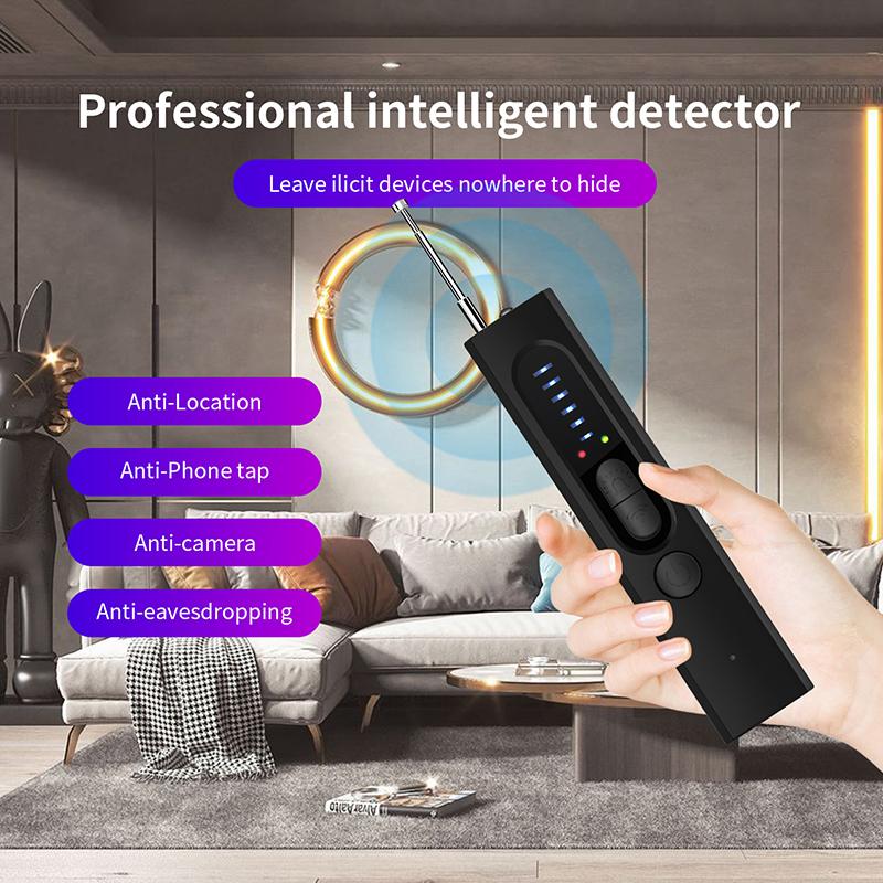 Hidden Camera Detectors, Anti Spy RF Detectors, Bug Detectors, Camera Detectors, GPS Detectors,5 Levels Sensitivity, 4 Professional Modes,30H Working Time Lens  Magnetic  Lens Security