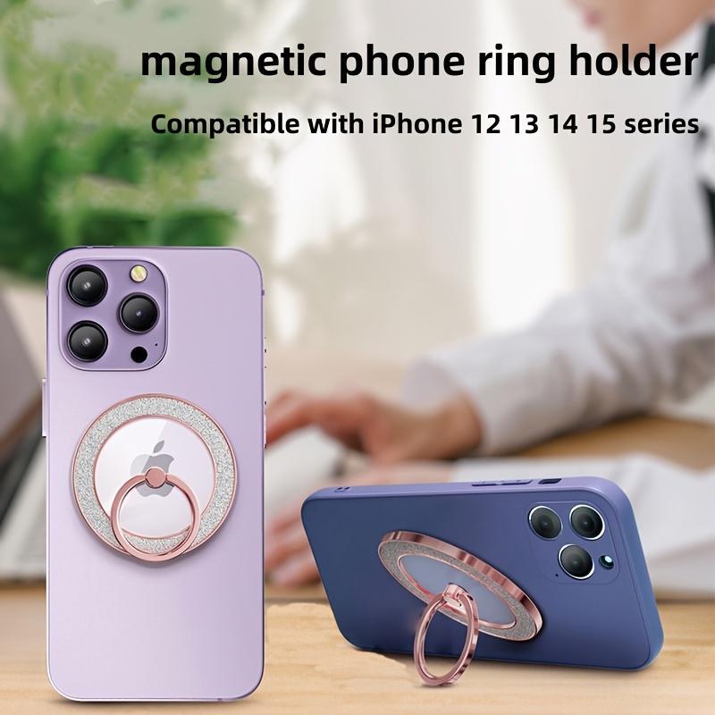 Magnetic Phone Ring Holder, Lightweight Mobile Phone Holder Compatible with MagSafe, Fashionable Phone Accessories for iPhone