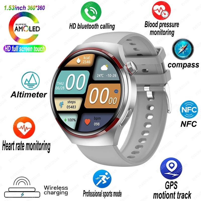 For Huawei WATCH 4 PRO New Smart Watch Space Exploration Edition HD Bluetooth Call GPS NFC Heart Rate Blood Pressure Smart Watch Android Waterproof Wearable Button Charging Communication Connection Custom Medical Monitor