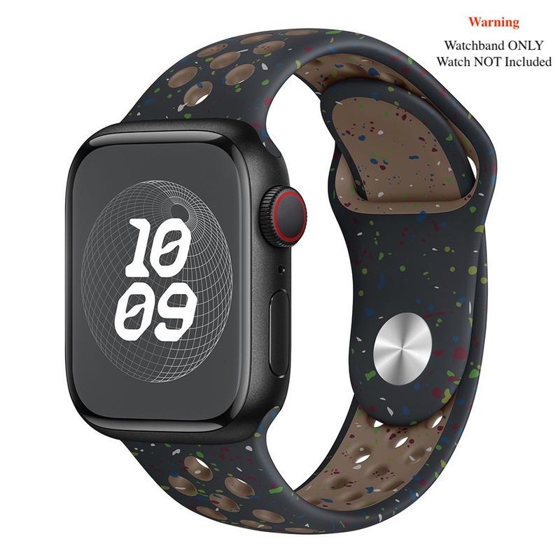 Breathable Sport Band Compatible with Apple Watch Band 38mm 40mm 41mm 45mm 44mm 42mm 49mm for Women Men,Soft Silicone Breathable Wristband Replacement Strap for iWatch Ultra 2 SE Series 9 8 7 6 5 4 3 2 1 Smart Watch Wearable Accessories