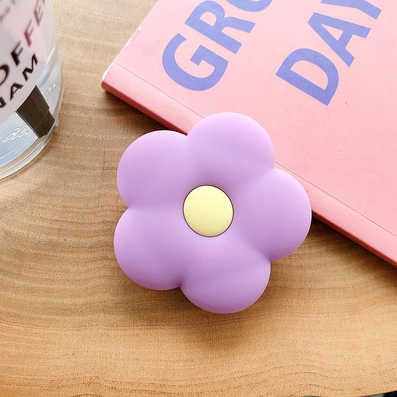 Ins Cute Colorful Flowers Foldable Mobile Phone Stand Holder Finger Ring Grip Bracket For iPhone 14 Pro Max Samsung A54 Xiaomi