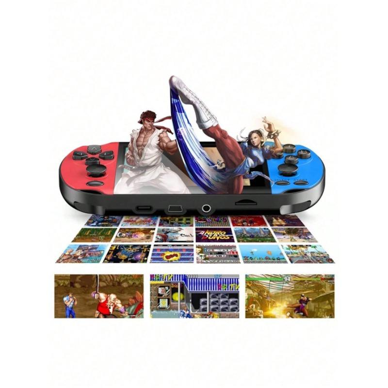 X7 Handheld Game Console With Pre-Load 1200+ Games, Portable Video Games Support Double Player, Classic Arcade Retro Game, Xmas New Year Gifts Birthday Present For Kids Adult Teens Birthday New Year Gift Valentine's Day Gift