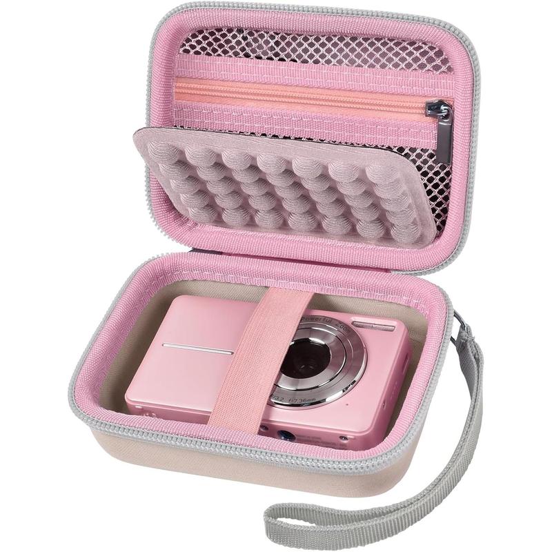 Digital camera compatible with W800 830 180 190. Video Recording Camera Storage Stand Accessories (box only)- Pink (camera not included)