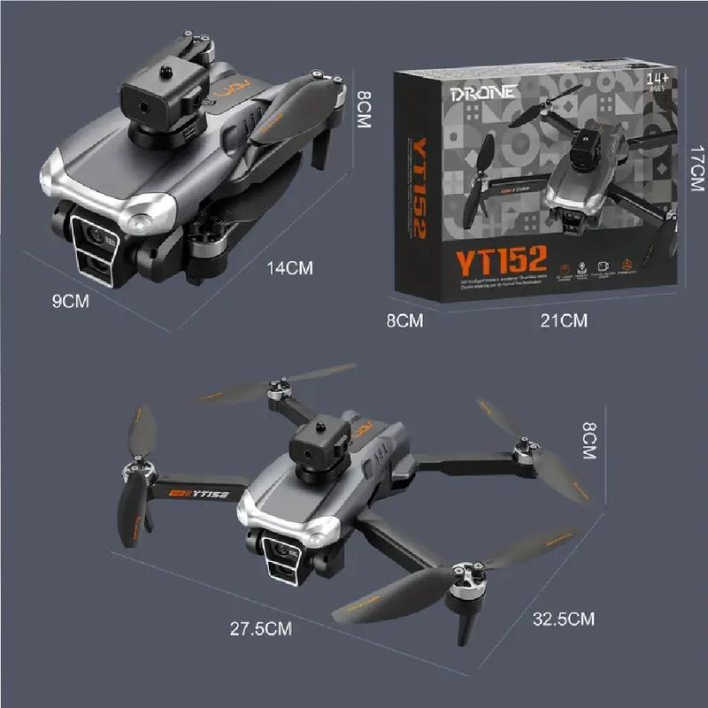 Brushless Motor Drone with Camera for Adults obstacle avoidance function  Adjustable Lens Wind protection level 4 One Touch Takeoff Landing Altitude 40KM H Hold Mini Foldable Drone RC Quadcopter