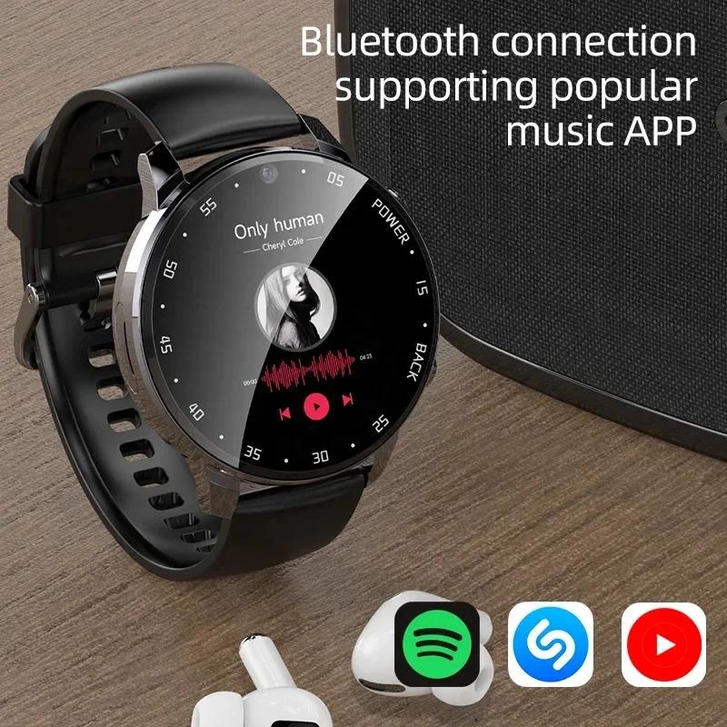 4G NEW Global Android Smartwatch Men Dual HD Camera Smart Watch Full Touch Screen Heartrate Waterproof 64G SIM Call smartwatches