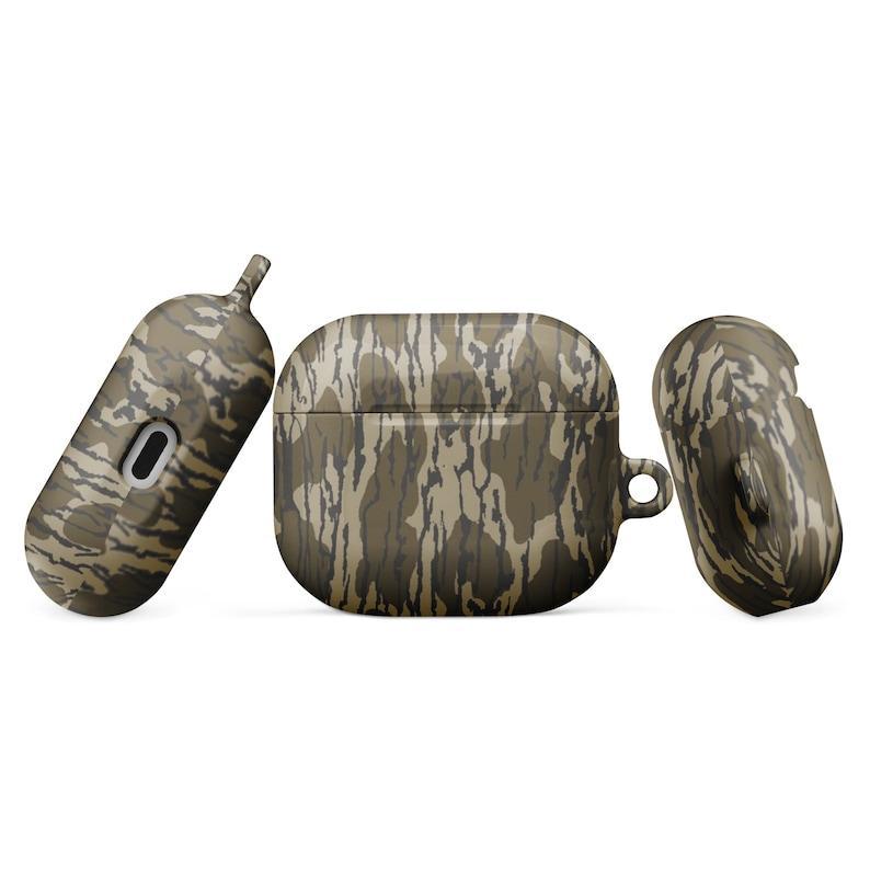 Camo Case Cover for AirPods In Real Old School Hunting Camouflage Bottomland Cute Gift