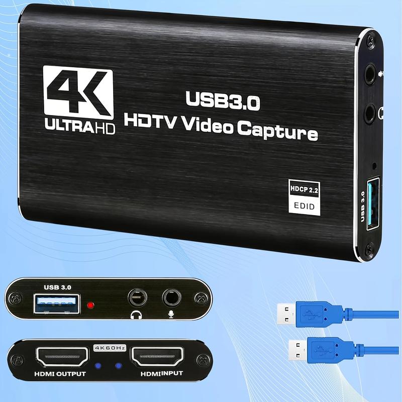 HDMI Video   for Streaming, Switch  , HDMI to USB 3.0   4K Input 1080P 60FPS Output HD Game Streaming  HDMI to  HDMI to video card