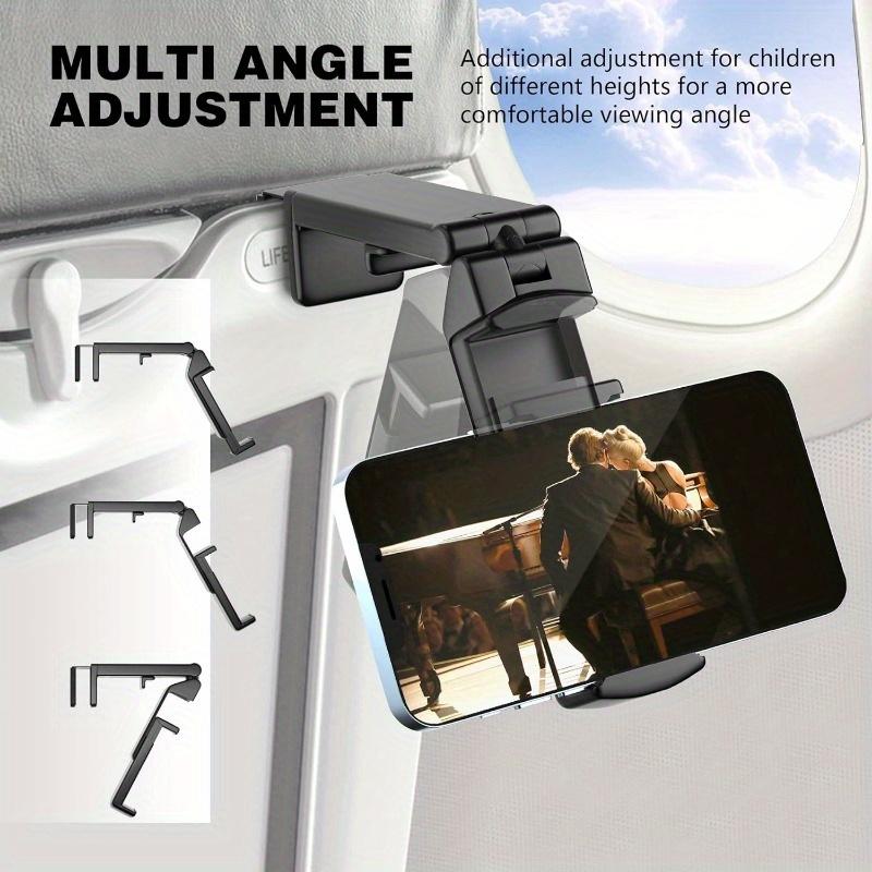 Universal Flight Aircraft Cell Phone Holder Holder. Hands-free Viewing With Multi-directional Dual 360-degree Rotation. Pocket Size Must Have Essential Accessories For Airplane Travel And Flying