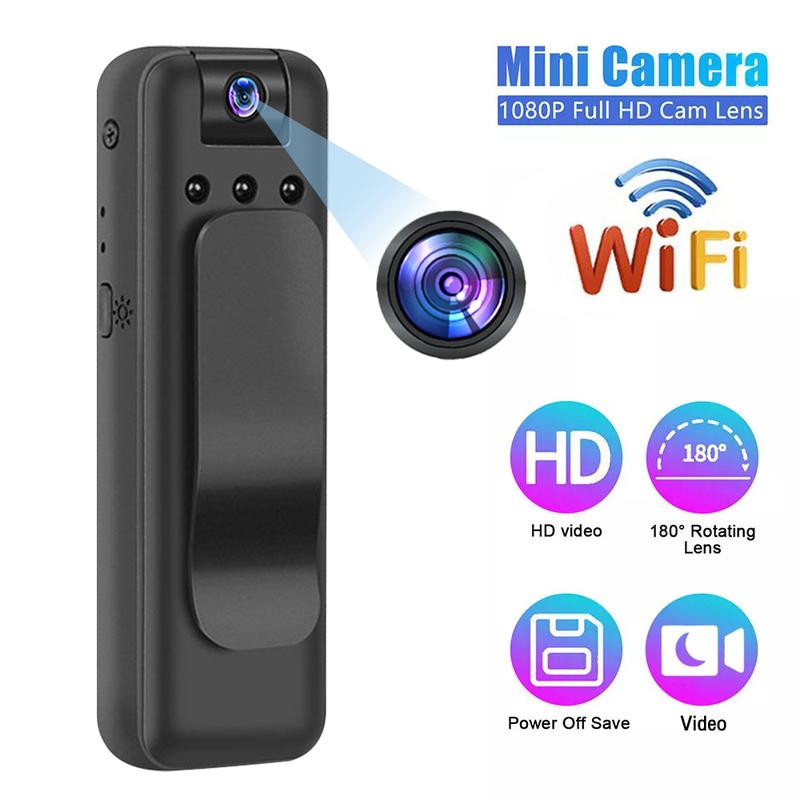 HD 1080P Mini Camera WiFi Infrared Night Vision Body Cam Motion Detection Camera Digital Video Recorder Surveillance Camcorder