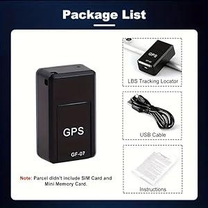 Magnetic GF07 Mini GPS Real Time Car Locator Tracker GSM GPRS Tracking Device US