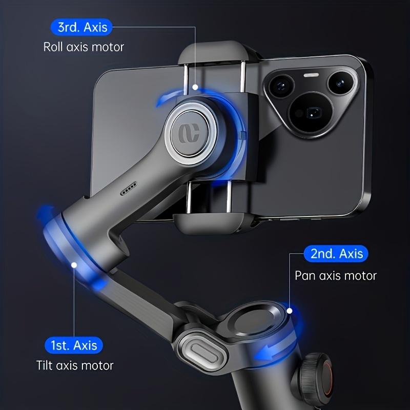 3-Axis Foldable AOCHUAN XE Handheld Gimbal Stabilizer for iPhone Xiaomi Samsung Smartphone Cellphone Video Record Vlog PTZ