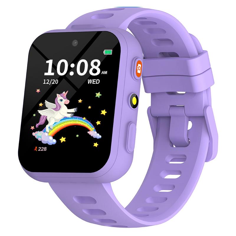 BIGGERFIVE Smart Watch for Kids with Dual Cameras, 30 Puzzle Games, Video & Music Player, Audiobooks, Flashlight, Pedometer, Calculator, Educational Toys Birthday Gifts for Boys Girls Ages 4-10