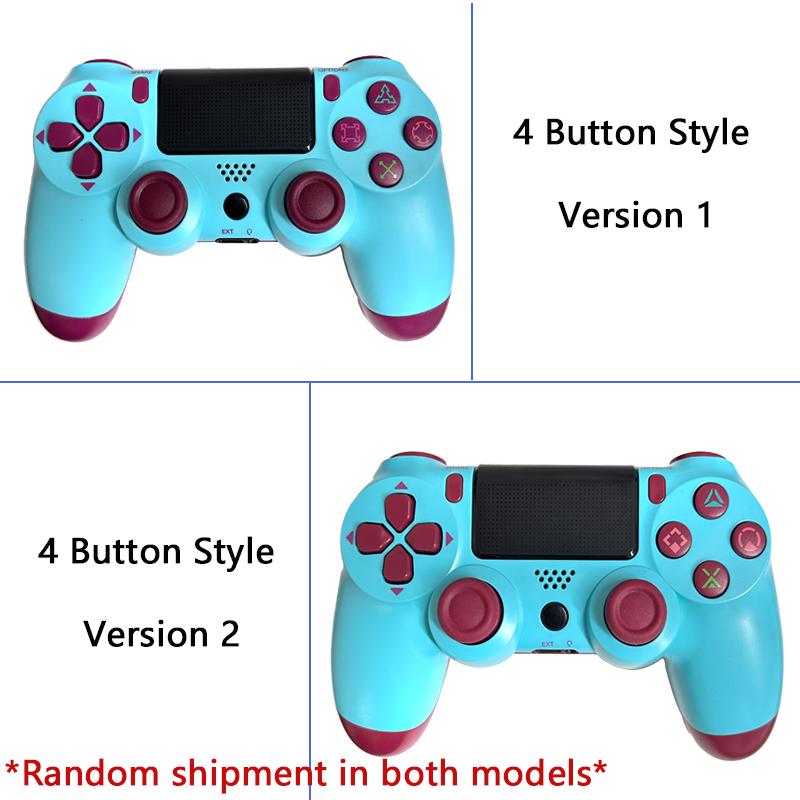 Wireless Controller for PS4,Compatible with PlayStation 4 Pro Slim PC,Sensitive Touch Pad, Built-in Speaker & Headphone Jack ,Dual-shock 4 Controller with 6-Axis Motion Sensor,Many colors for you,Berry Blue, Sunset Orange and so on