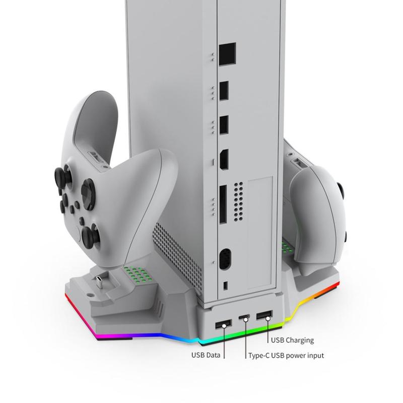 Cooling Stand with High-performance Fan, 1 Count All-in-One Charging for Controllers, Effortless Charging, Efficient Cooler System