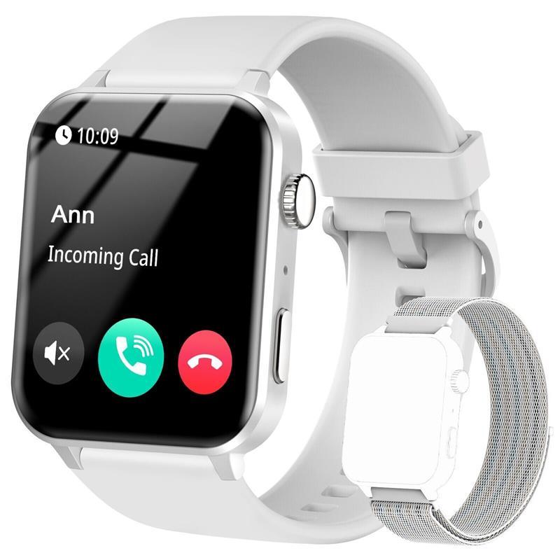 2024 Smart Watch For Men Women, Waterproof Bluetooth Compatible with iPhone & Android Wearable Lcd