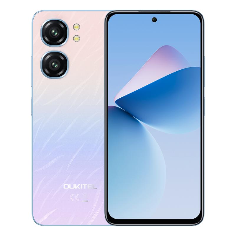 OUKITEL C58 Pro  Unlocked Cellphone, 24GB RAM(6+8)+256GB ROM, Octa-Core, 6.7'' HD+ Screen Mobile Phone,50MP Main Camera， Android 14 Ultra Slim Smartphone, 5150mAh Battery, 4G Dual SIM Fingerprint Unlock Face ID GPS