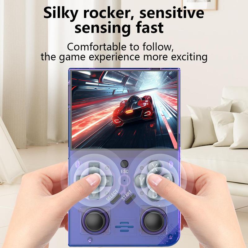 Portable Retro Game Console, 1 Count Rechargeable Game Console with High-definition Screen, Professional Game Console with Built-in Games for Home & Travel