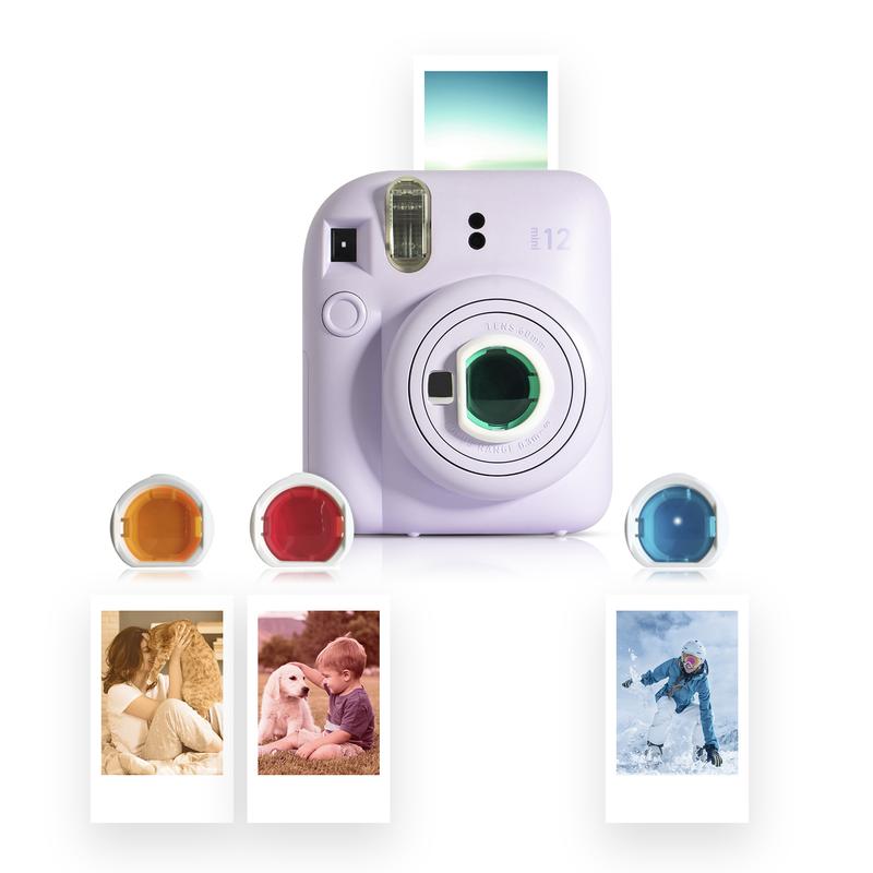 Leebotree Instant Mini 12 Camera Accessories Compatible with Fujifilm Instax Mini 12 Camera Include Case Album Wall Hang Frames Film Frames Border Stickers Corner Stickers