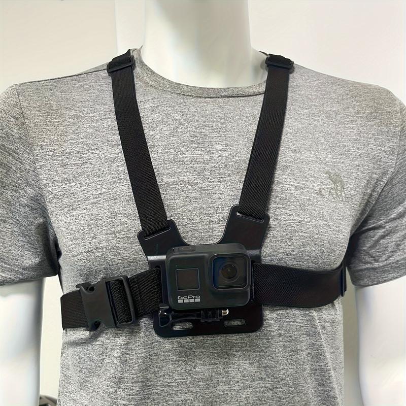 Adjustable Chest Strap Headband Chest-mounted Mobile Phone Holder for Sports Camera Vlog Video Shooting Outdoor Live Broadcast Cycling Equipment and Lure Fishing Accessories