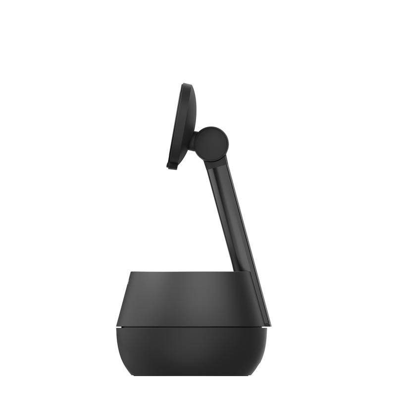 Belkin Stage Auto Tracking Stand Pro w 15W MagSafe Magnetic Wireless Charging, DockKit, Best of CES 2024, Face Tracking, motorized 360 & 90 Degree Tilt, Quiet & Smooth Motion, 5hr, NFC Easy Pairing, IOS (17 or above) for iPhone 15, 14, 13, 12, iOS 17+