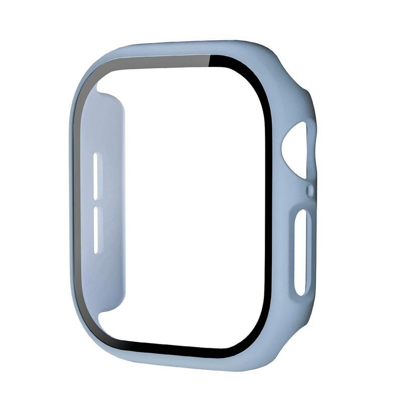 Full Coverage Watch Protective Case with Tempered Glass Film, 42MM 46MM Integrated Watch Protective Cover, Anti-drop Watch Protector, Wearable Accessories for Apple Watch S10