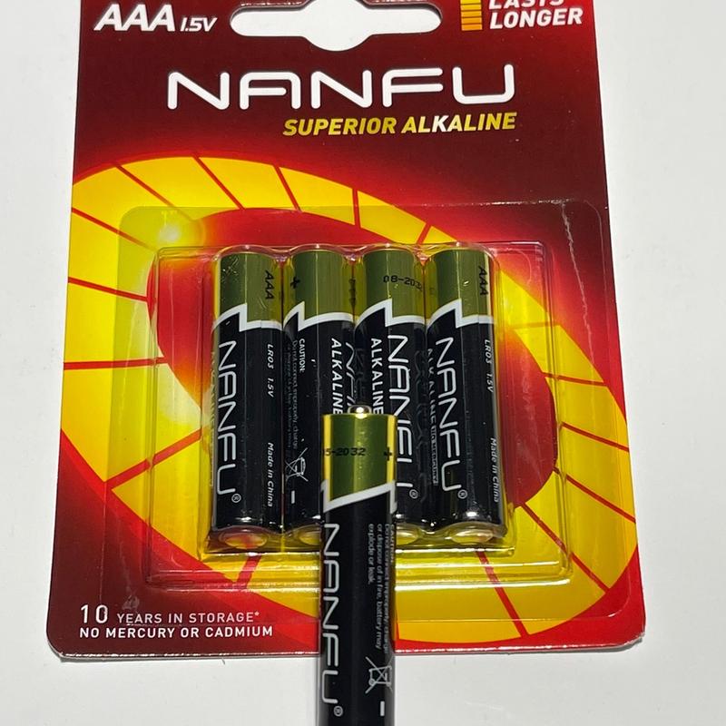 Nanfu AAA in 4 Blister Pack Accessories Batteries Devices