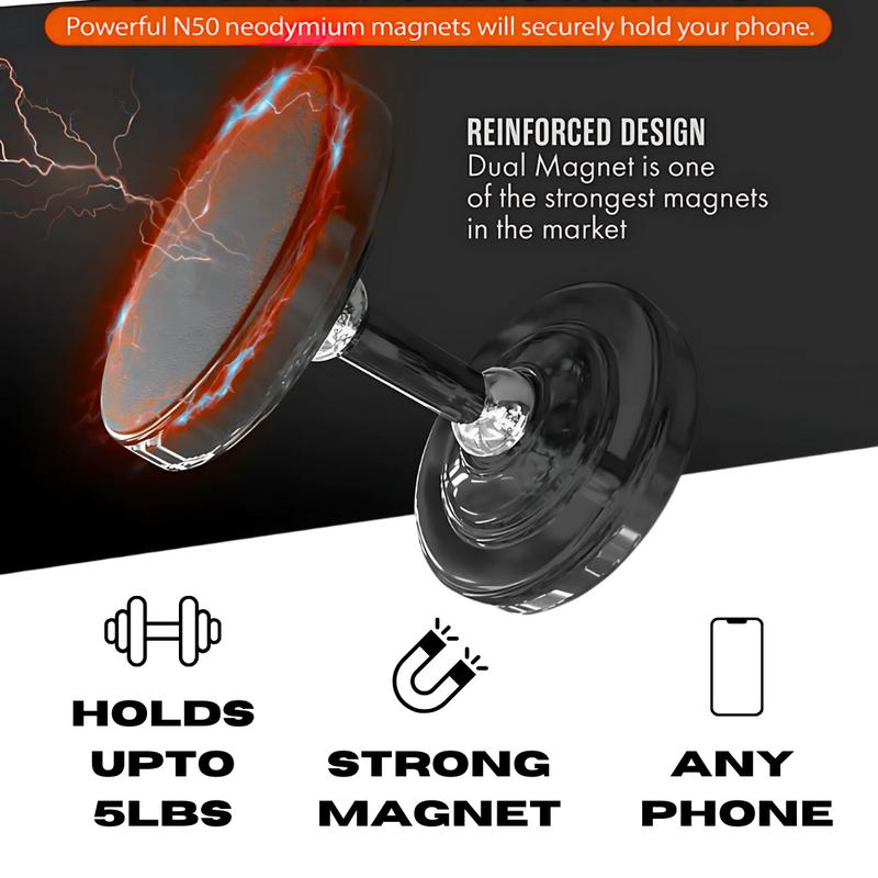 2 Magnetic Phone Holders for Gym Smartphones and Accessories Vida