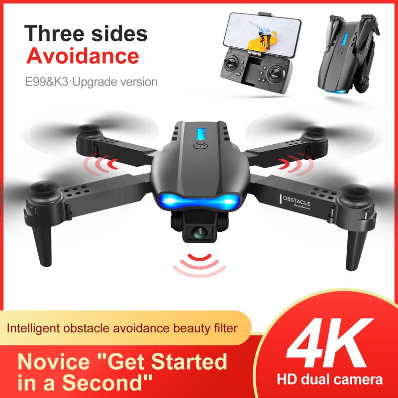 E99 Professional Entry-Level Drone, Dual Camera FPV WiFi, High Altitude Hovering, Outdoor Party Overhead Shot, Beginner Gift