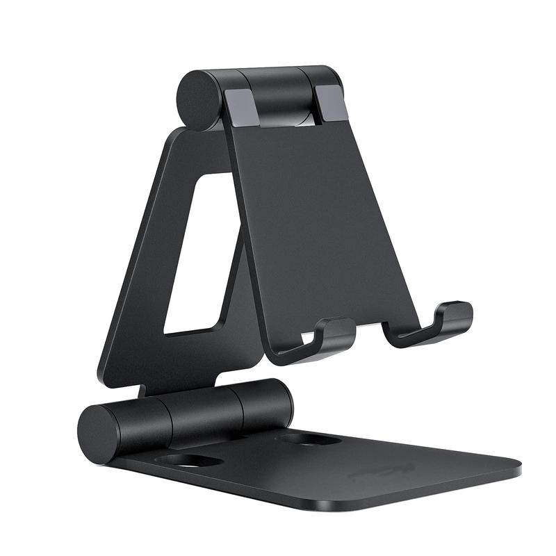 Adjustable Desktop Phone Holder, Foldable Cell Phone Stand, Stable Mobile Phone Rack for iPhone Cellphone Tablet, Desk Phone Mount as a Bavin Phone Holder, Summer Gift