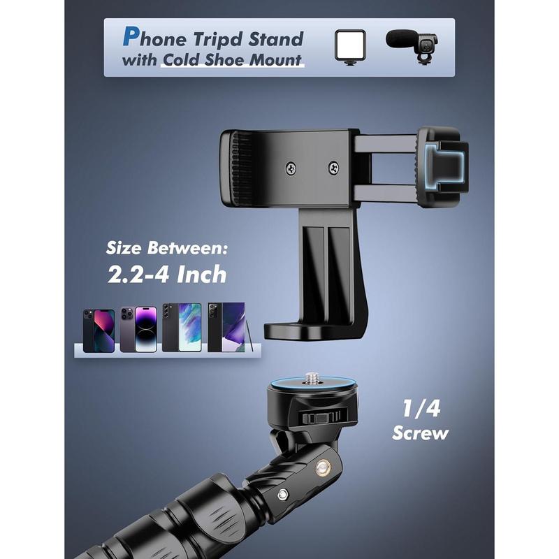 Phone Tripod Stand, Selfie Stick Tripod, 86.6