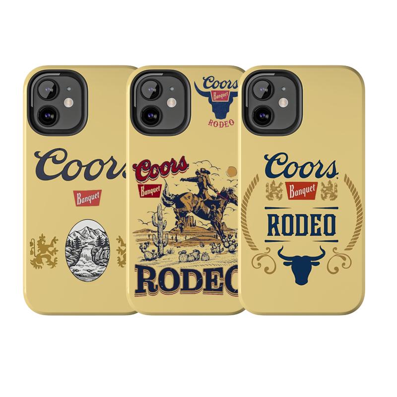 Coors Cowboy Phone Case, Coors Banquet Rodeo Cowboy, Country Western, Coors Beer Phone Case For iPhone 15, 14, 13, 12, 11, 8 X, Mini, Pro Max, Pro, Plus, Unique Phone Case