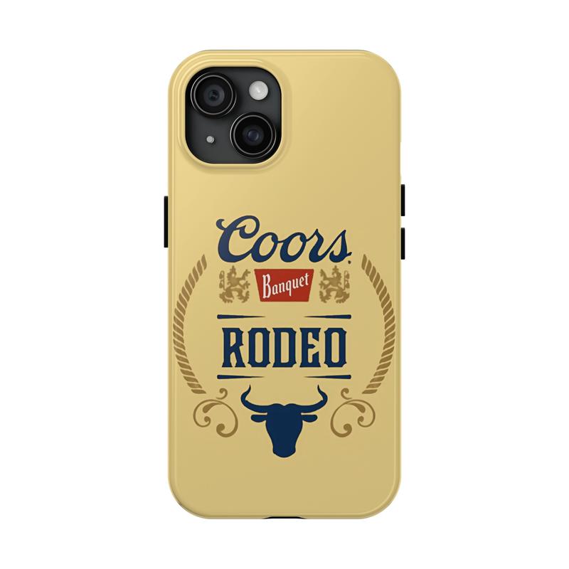 Coors Cowboy Phone Case, Coors Banquet Rodeo Cowboy, Country Western, Coors Beer Phone Case For iPhone 15, 14, 13, 12, 11, 8 X, Mini, Pro Max, Pro, Plus, Unique Phone Case