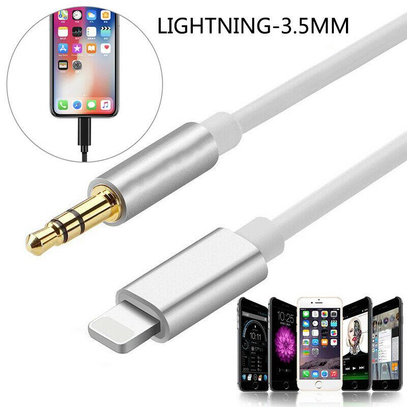 Aux Cord Cable for iPhone, Apple MFi Certified Lightning to 3.5mm Aux Cable for Car Compatible for iPhone 14 13 12 11 Pro Max XS XR X 8 7 6 iPad iPod to Car Home Stereo Speaker Headphone Accessories Connector Plug