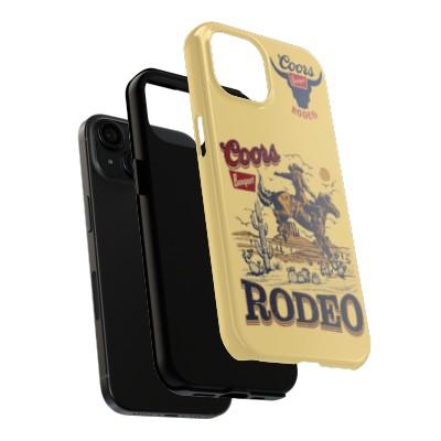 Coors Cowboy Phone Case, Coors Banquet Rodeo Cowboy, Country Western, Coors Beer Phone Case For iPhone 15, 14, 13, 12, 11, 8 X, Mini, Pro Max, Pro, Plus, Unique Phone Case