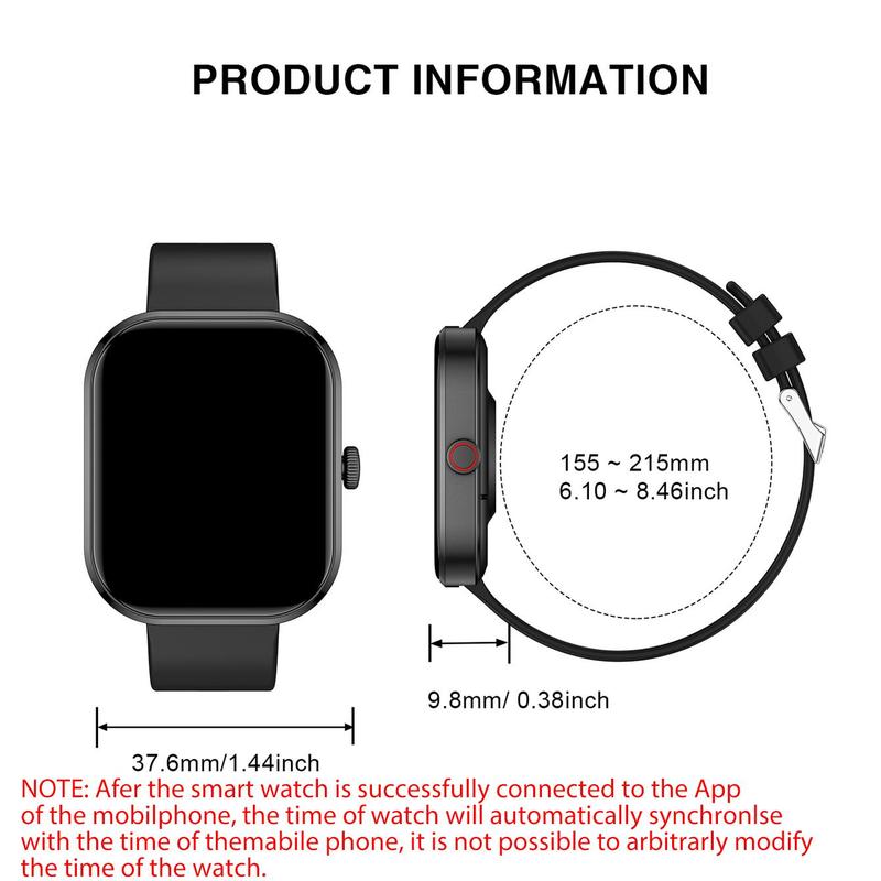 Multifunctional Smart Watch, Fashionable Digital Watch with Multi-Sport Modes & Phone Call, Sports Watch for Women & Men