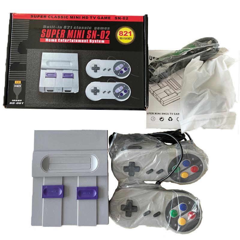 SNES Game Classic Built in 821 Mini Edition - WTH HDMI INPUT-TV Game Cable Console