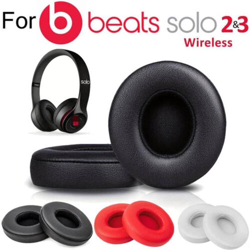 Replacement Ear Pads Tips Cushion Cover for Beats by Dr Dre Solo 2 & Solo 3 Wireless Protection