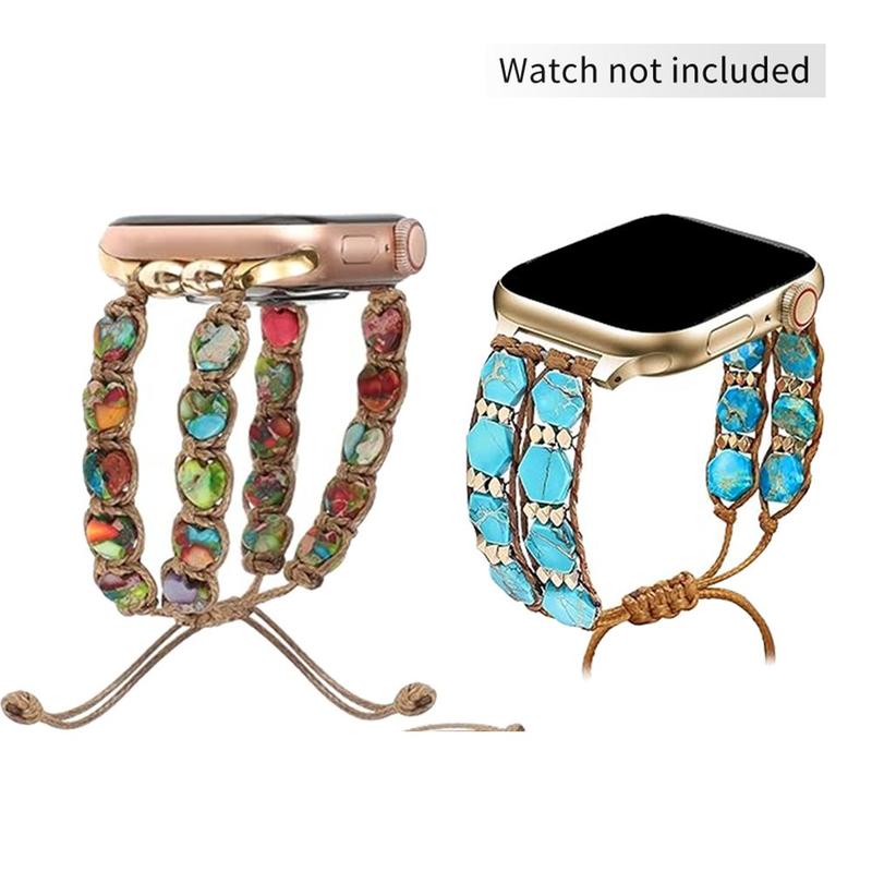 GIROUETTE Stone Watch Band, 1 Count Fashionable Watch Band for Women, Wearable Accessories for Apple Watch Series 9 8 7 6 5 4 3 2