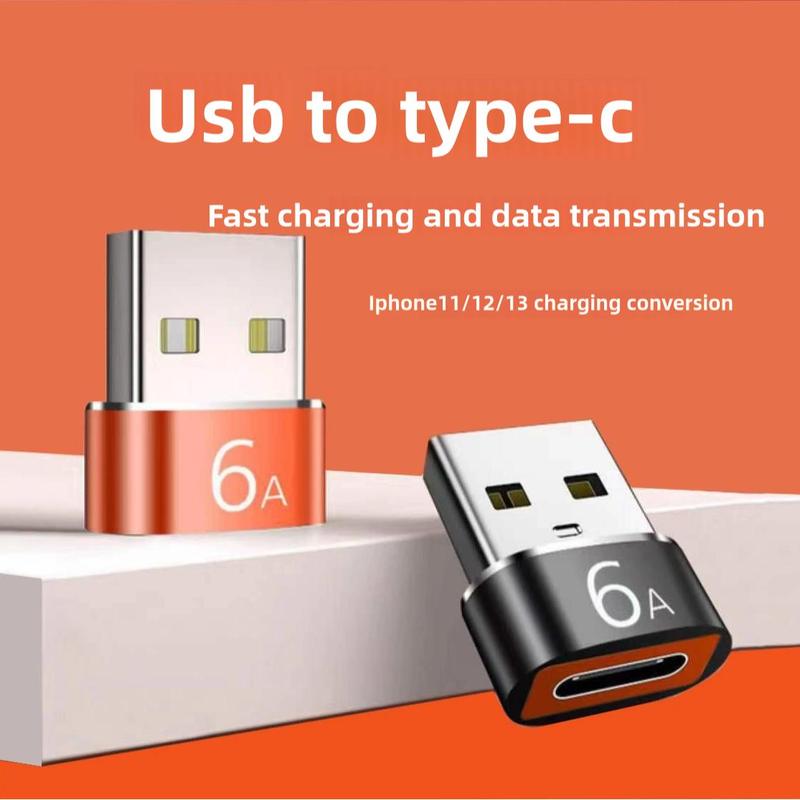 Fast Transmission Type-C to USB Adapter, Portable Lightweight OTG Adapter, 1 Count High Speed Data Transmission Adapter for Samsung,  Android, Laptop