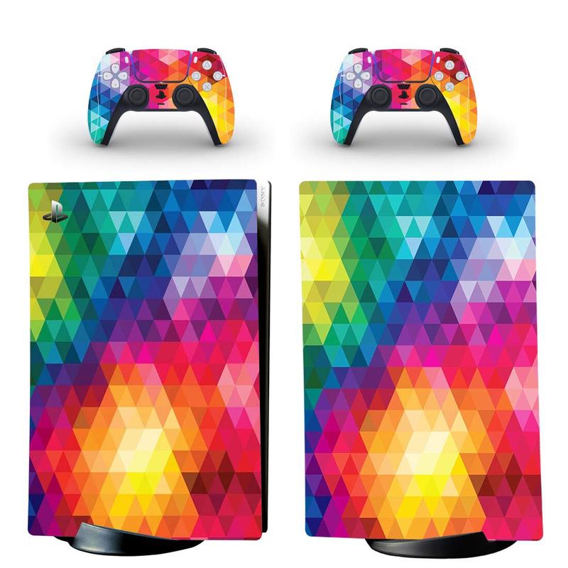 Full-Body Vinyl Skin Decal Wrap for PS5 Digital Edition Console - Includes Two Free Controller Stickers - PS5 Digital Accessories - Gaming Console Protection