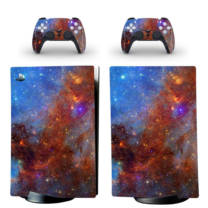 Full-Body Vinyl Skin Decal Wrap for PS5 Digital Edition Console - Includes Two Free Controller Stickers - PS5 Digital Accessories - Gaming Console Protection