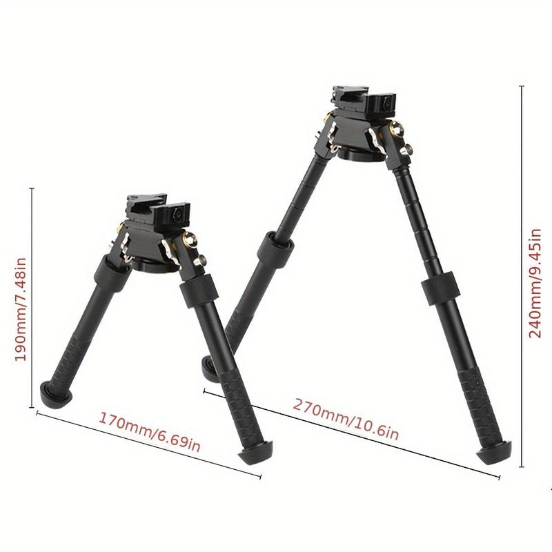 Aluminum Alloy Tactical Camera Tripod, Quick Release Mount, Enhanced Shooting Stability Travel Tripod, Camera Stabilizer Suitable for Hunting Enthusiasts and Outdoor Adventures