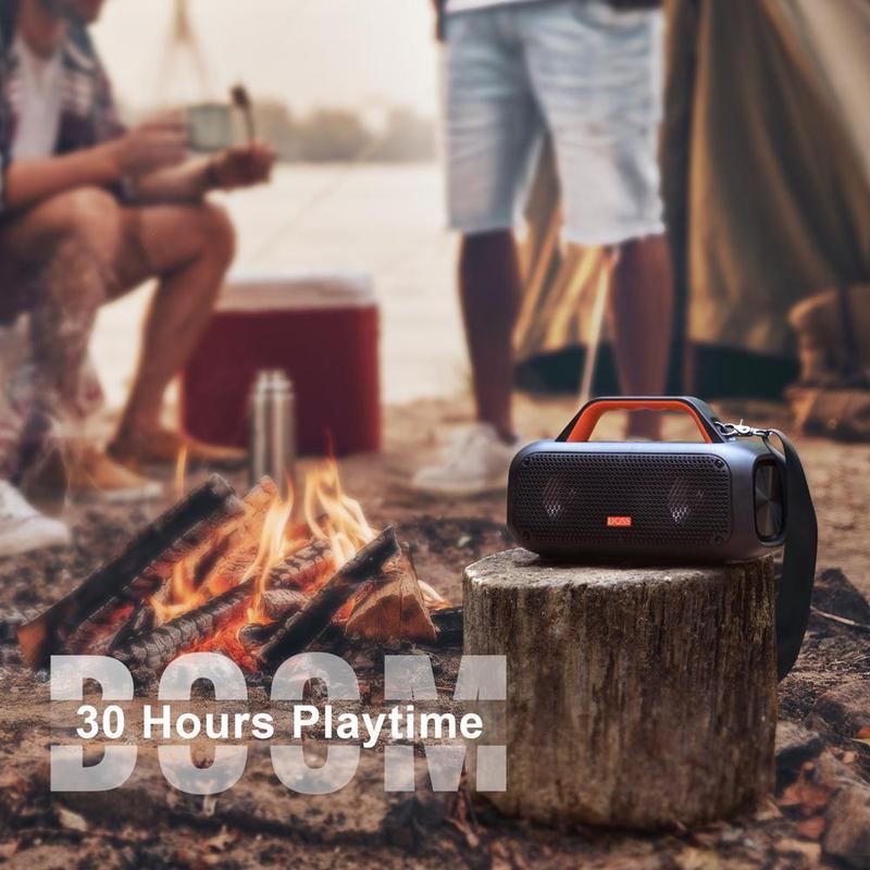 Extreme Boom Outdoor Speaker with IPX6 Waterproof,60W Mighty Sound,Deep Bass,30H Playtime,Portable Waterproof Bluetooth Speaker,Audio,Smartphone