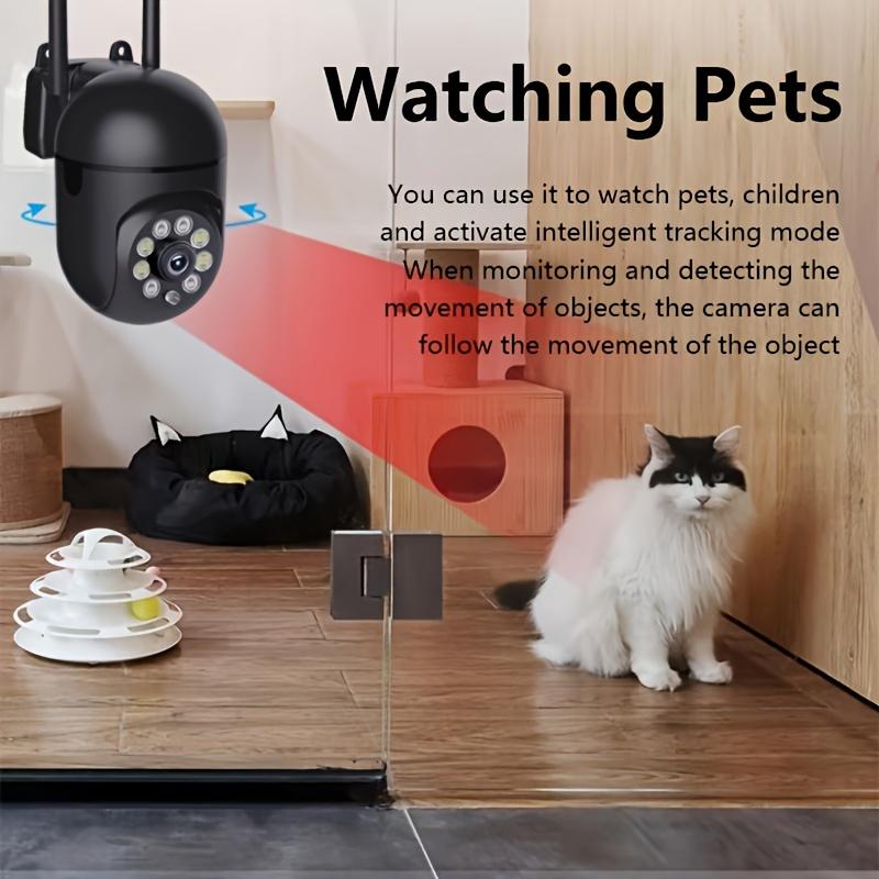 HD WIFI Surveillance Camera, Indoor And Outdoor Long Range HD Night Vision Camera, 355 Degree Intercom Home Security Camera, 2.4G Home Security System, AI Mobile Detection, Two-Way Audio, Color Night Vision, Home Surveillance Security System WiFi PanTilt